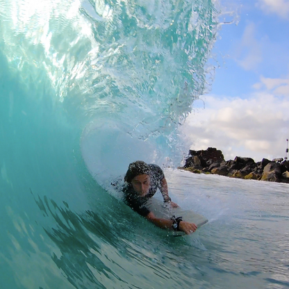 BOM BORA BODYBOARD 39" - LIME/GREY