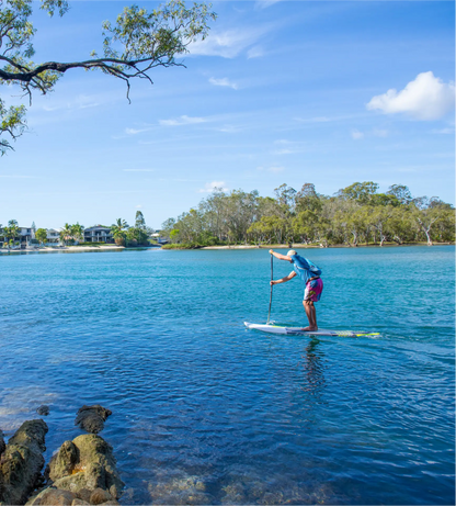 Waterborn SUP - Evoke Carbon - Neon Yellow