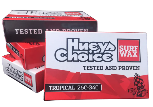 Hueys Surf Wax - Hard Base / Tropical