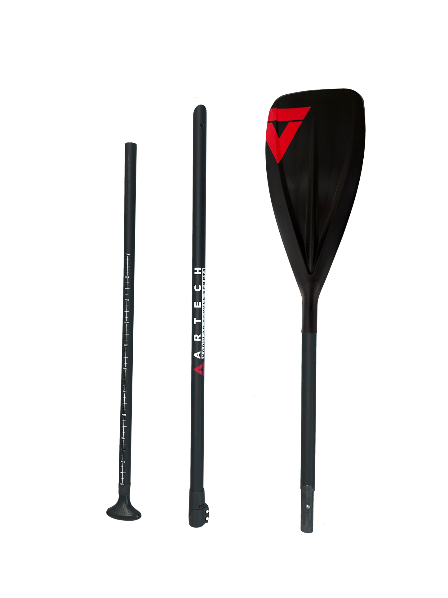 Artech Paddle - Aluminum Black - Adjustable 3pc