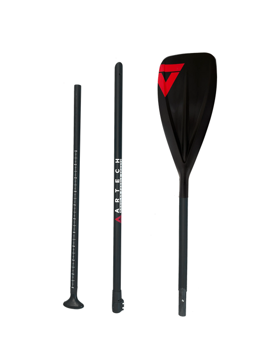 Artech Paddle - Aluminum Black - Adjustable 3pc