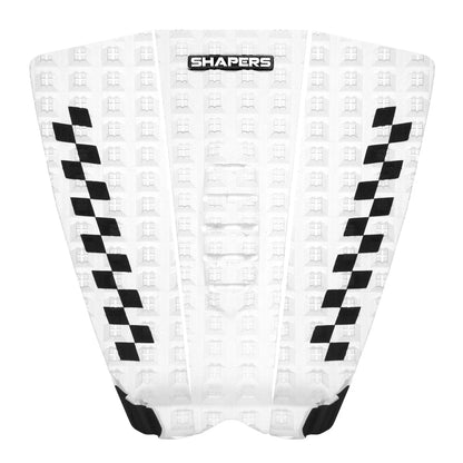 Shapers Sheldon Simkus Pro Model three-piece tail pad in white