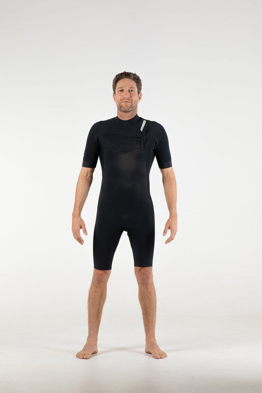 PREMIUM MENS 2/2 CHEST ZIP SHORT SLEEVE SPRING SUIT