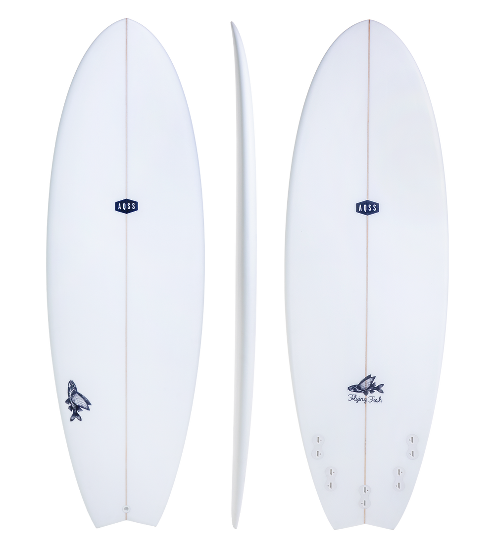 FLYING FISH -CLEAR SKIN - FUNBOARD - The Surfboard Warehouse Australia