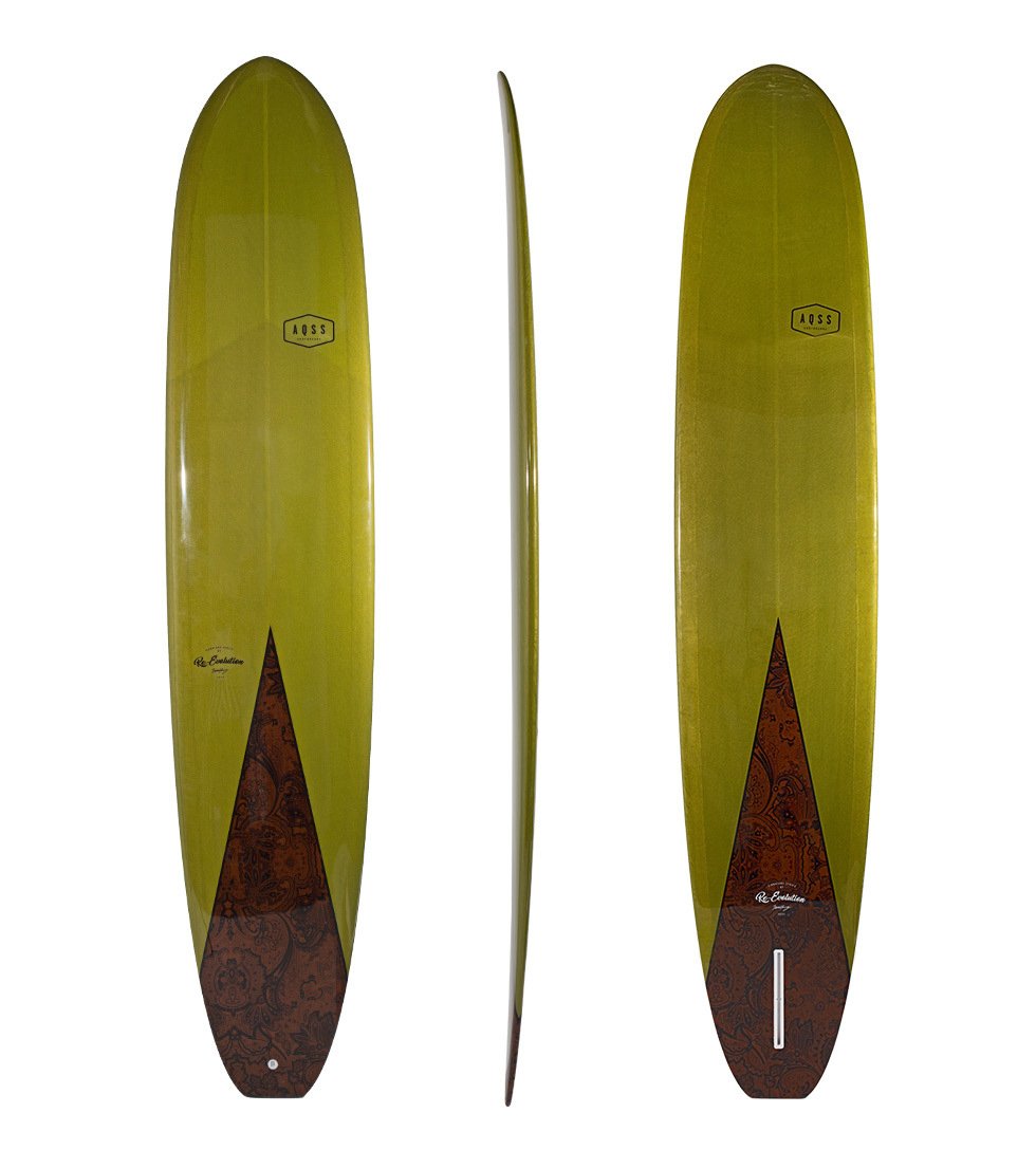 Reevolution by Beau Young Longboard Olive The Surfboard Warehouse