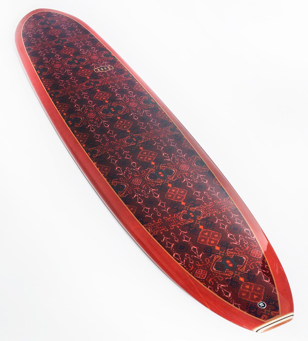 Vintage Log Longboard Maroon The Surfboard Warehouse Australia