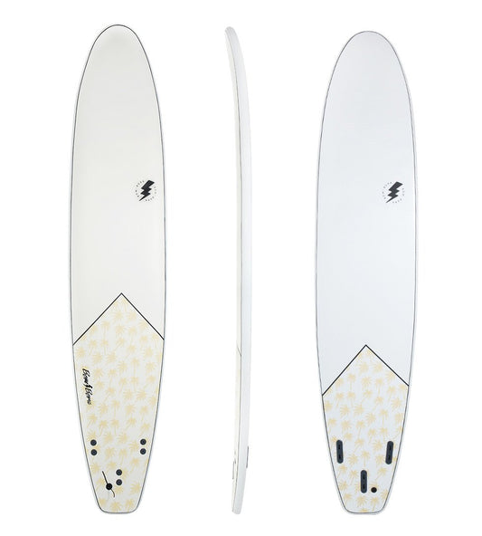 BOM BORA SOFTBOARD 9'0 WHITE - The Surfboard Warehouse Australia