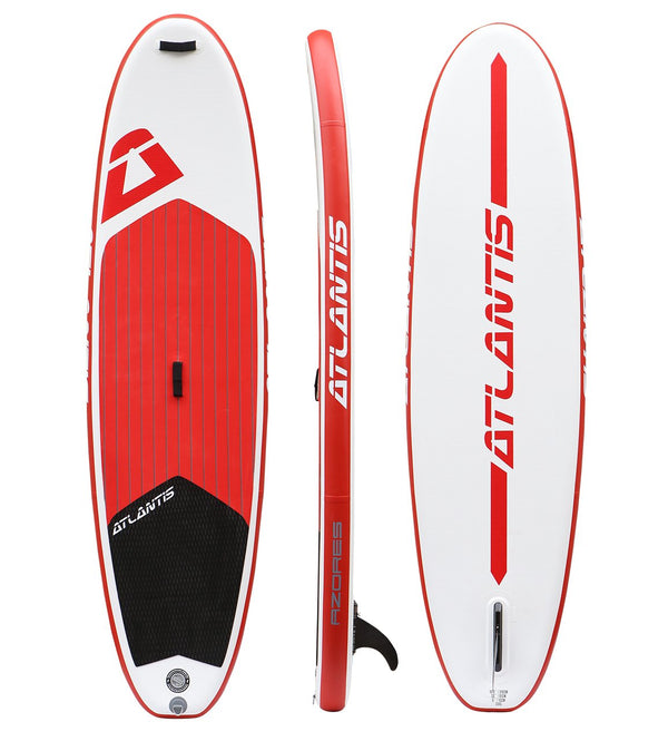 Atlantis Inflatable SUP - Azores - Red 10.2 – The Surfboard Warehouse ...