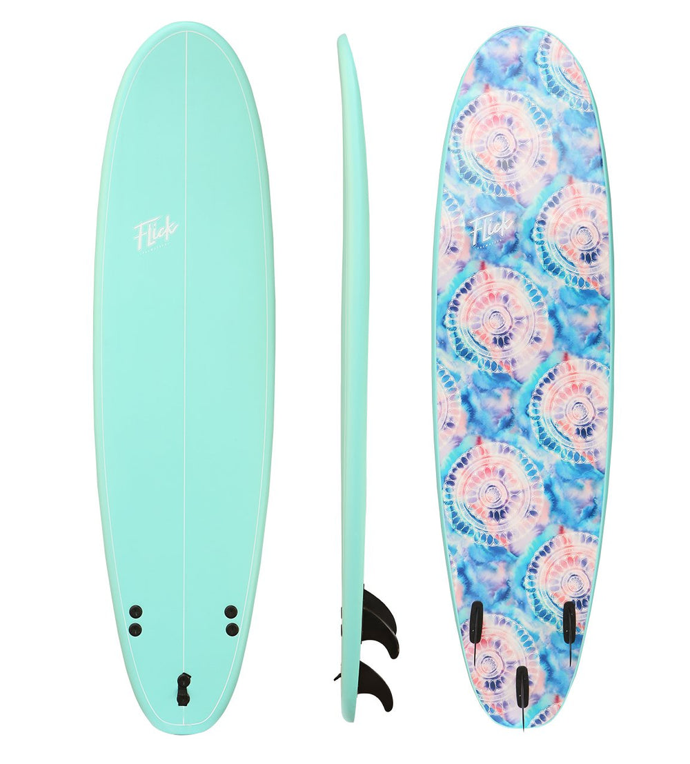 FLICK SOFTBOARD - BLUE 7'0 - The Surfboard Warehouse Australia