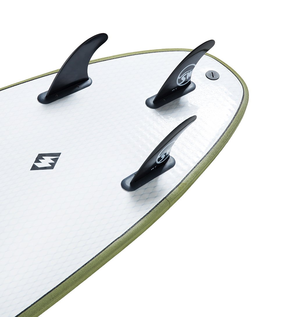 BOM BORA SOFTBOARD 5'7 GREEN - The Surfboard Warehouse Australia