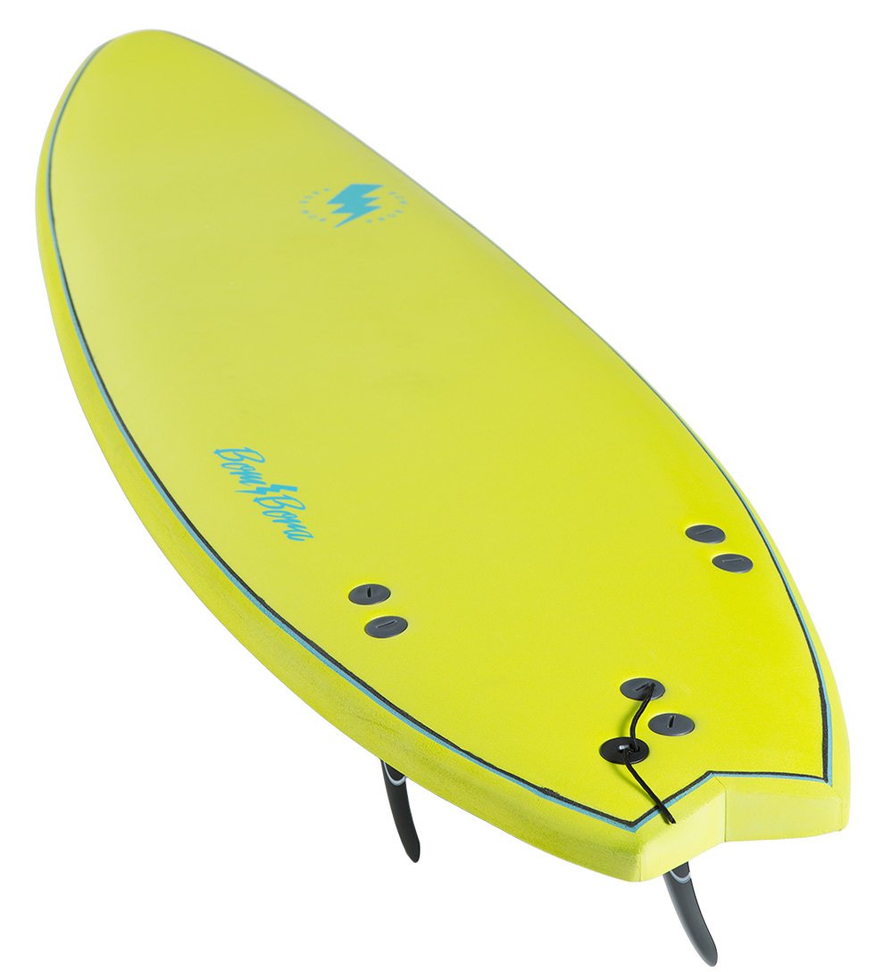 BOM BORA SOFTBOARD 6'0 LIME - The Surfboard Warehouse Australia