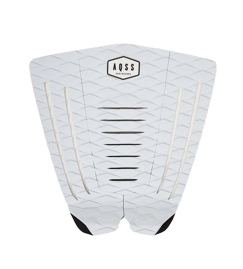 AQSS - WHITE 3 PIECE TRACTION PAD - The Surfboard Warehouse Australia